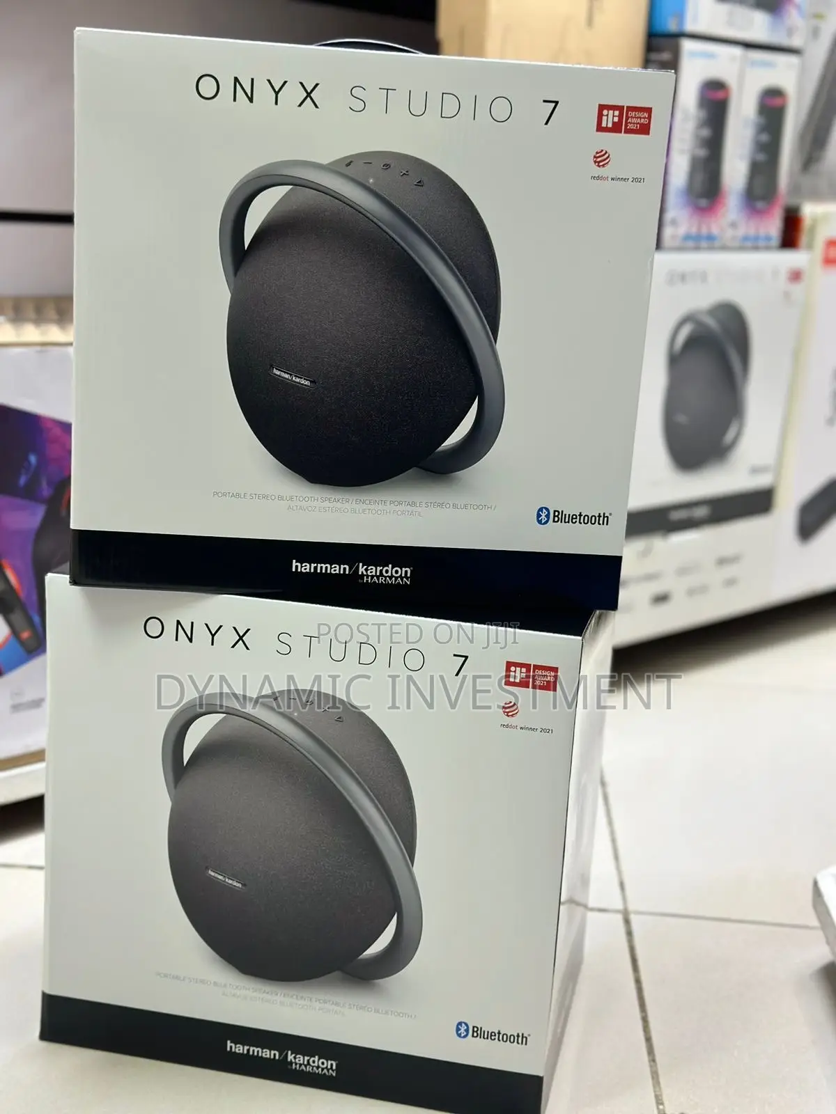 Harman Onyx Studio 7 Portable Stereo Bluetooth Speaker 8 HRS
