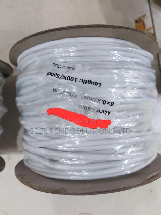4 Core Burglar Alarm Cable White - thumbnail 2