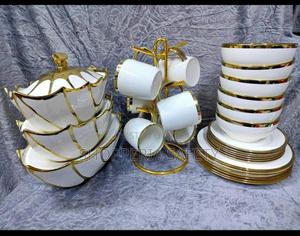 White Gold Line Dinner Set - thumbnail 2