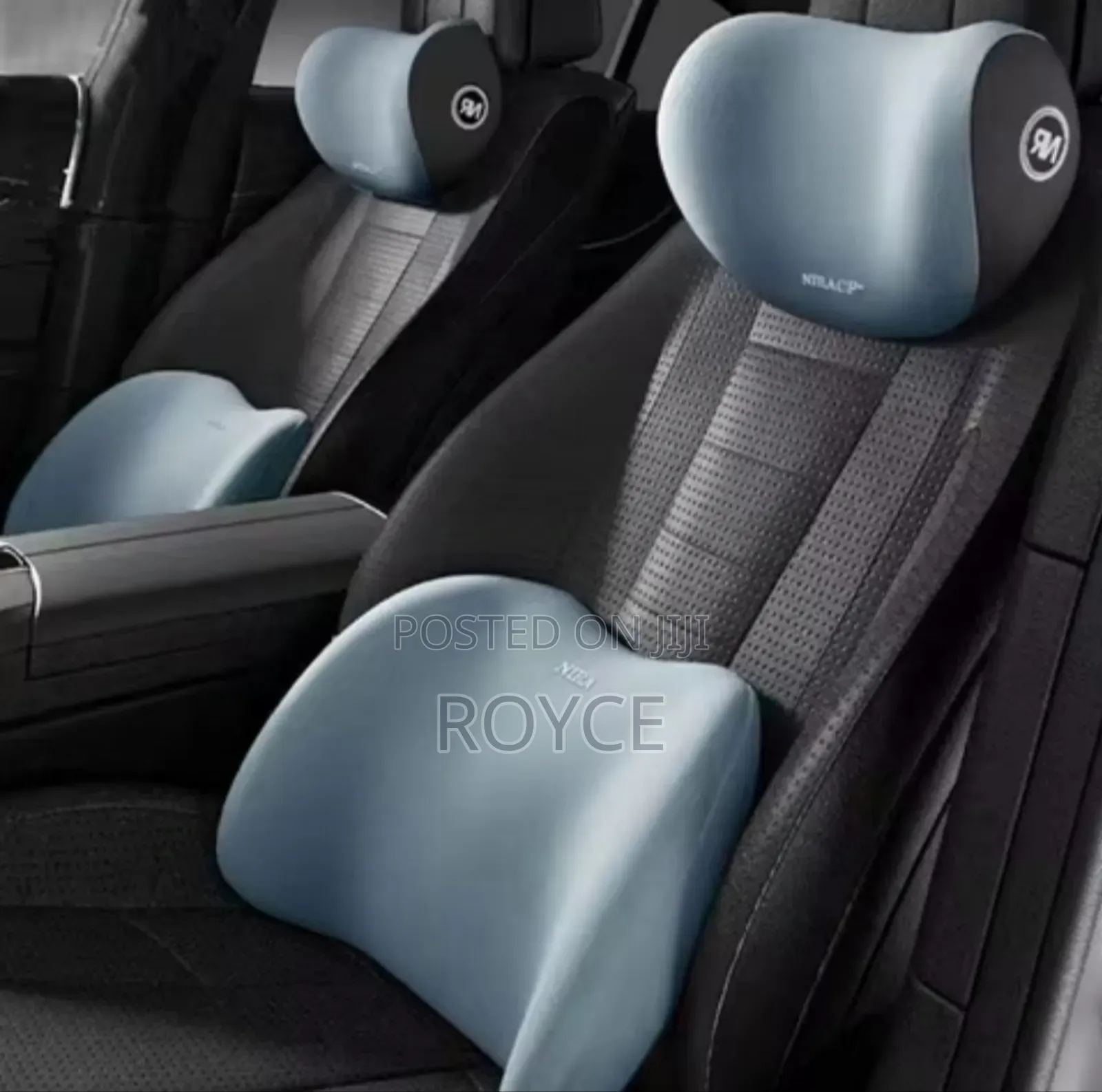2 in 1 Car Neck Lumbar Support Pillow Kit