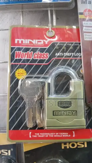 Mindy Anti Rust 70mm Padlock Hardened Steel Anti Theft