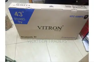 Tv!! Vitron 43 Inch Android and Frameless With Bluetooth