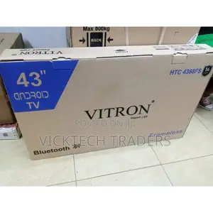 Tv!! Vitron 43 Inch Android and Frameless With Bluetooth