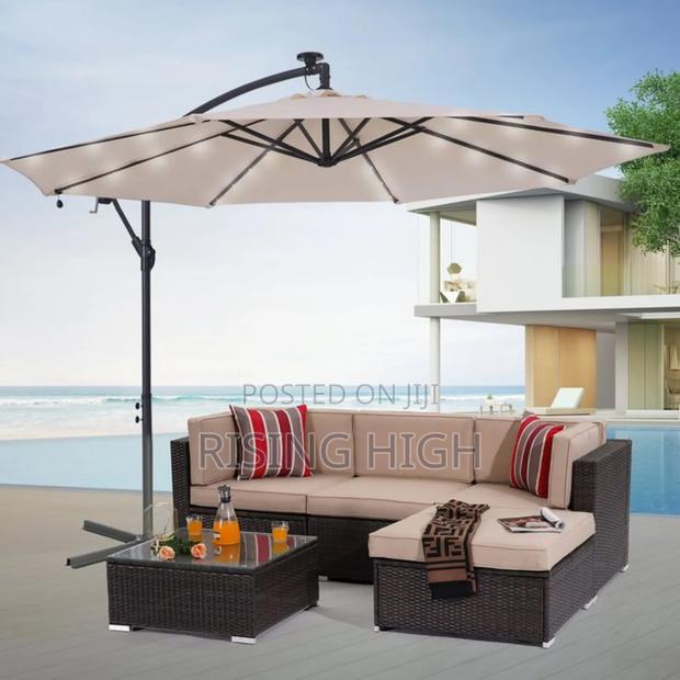 Modern Solar Powered Parasol Umbrella