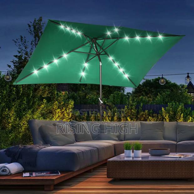 Awsome Quality Solar Powered Parasol Umbrella - main view