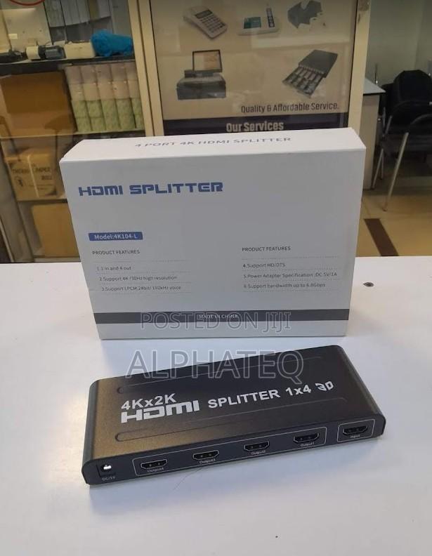 1 in 4 Out HDMI Splitter Supports 3D