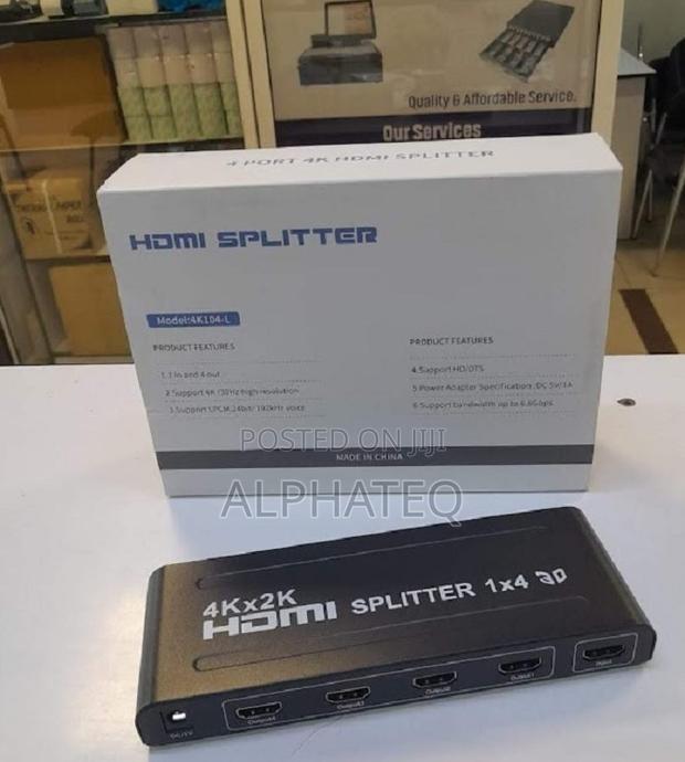 1x4 HDMI Splitter 1 in 4 Out HDMI Splitter Audio Video
