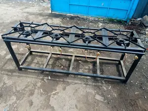 Mild Steel Commercial 4 Burner Cooker