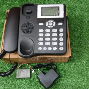 Desk Phone With SIM Card ETS3125 at Sim Landline Phone - Black