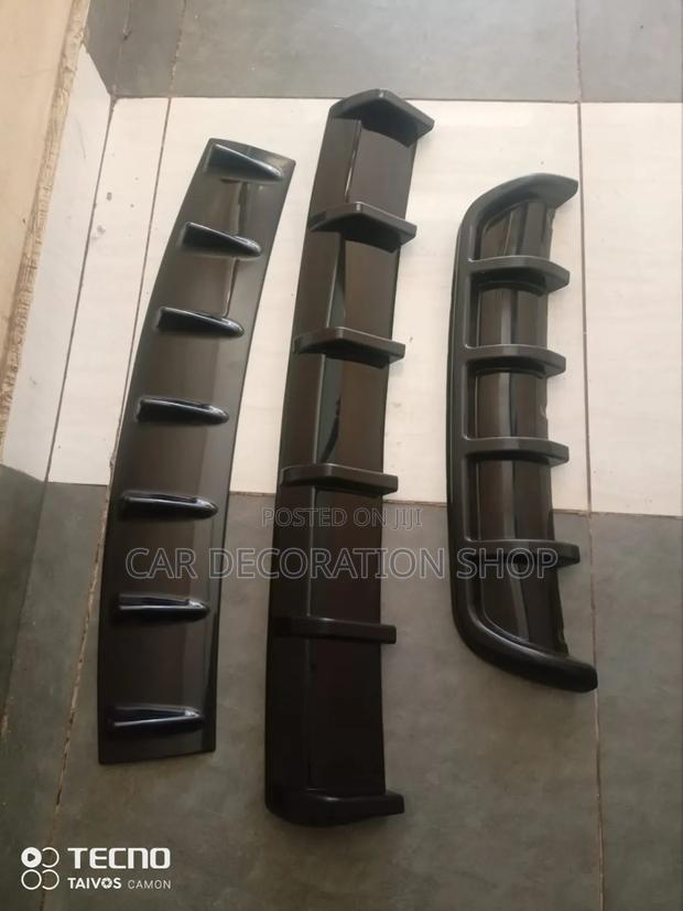 Different Sizes Black Shark Designed Rear Diffuser 2500-3800 - main view