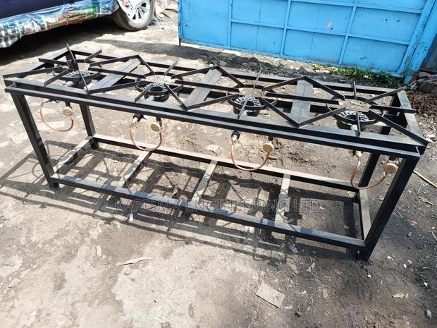 Fabricated Mild Steel 4 Burner - main view
