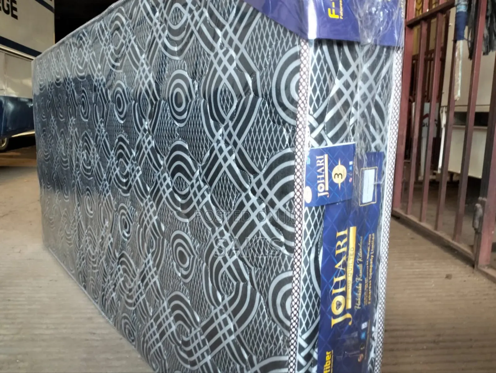 Bembea Hii Hapa! 4 X 6 X 8. HD" Quilted, Johari Mattresses .