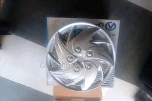 14" Hard Plastic Wheel Caps Covers Standard Size - thumbnail 2