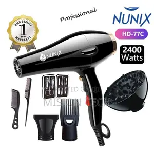 Nunix Nunix Salon Hair Blow Dryer With Beauty Accessories-