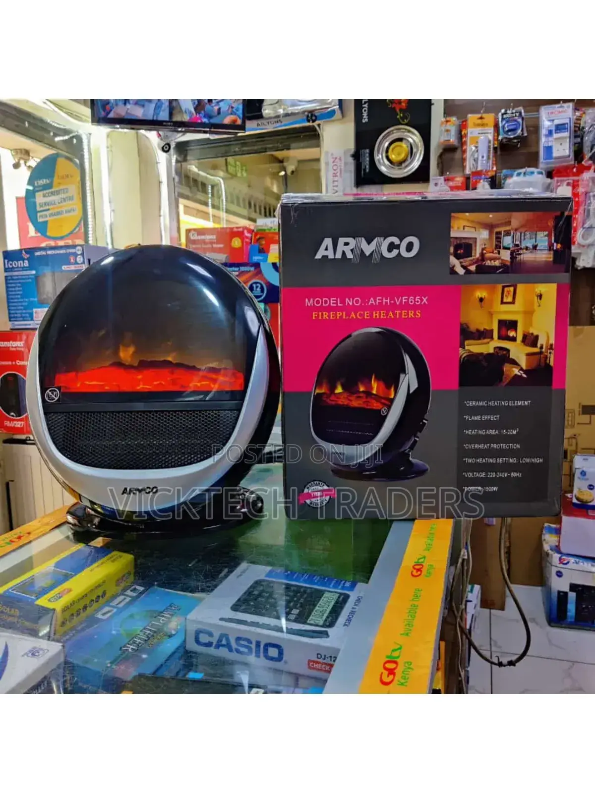 Heater,ARMCO With Fireplace Effects