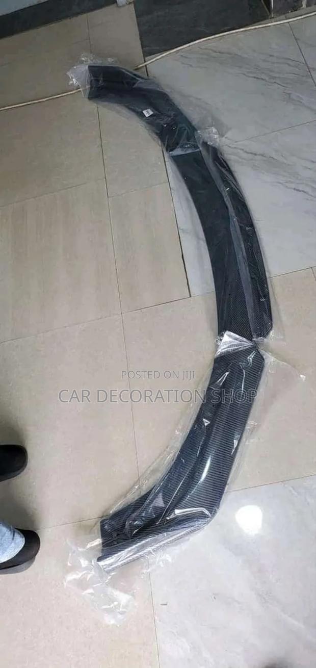 Carbon Finish Style Plastic Adjustable Front Lip Body Kit