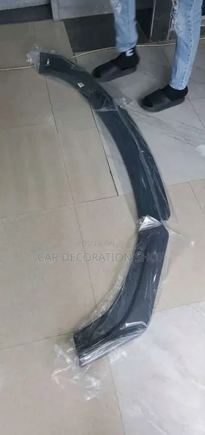 Carbon Finish Style Plastic Adjustable Front Lip Body Kit
