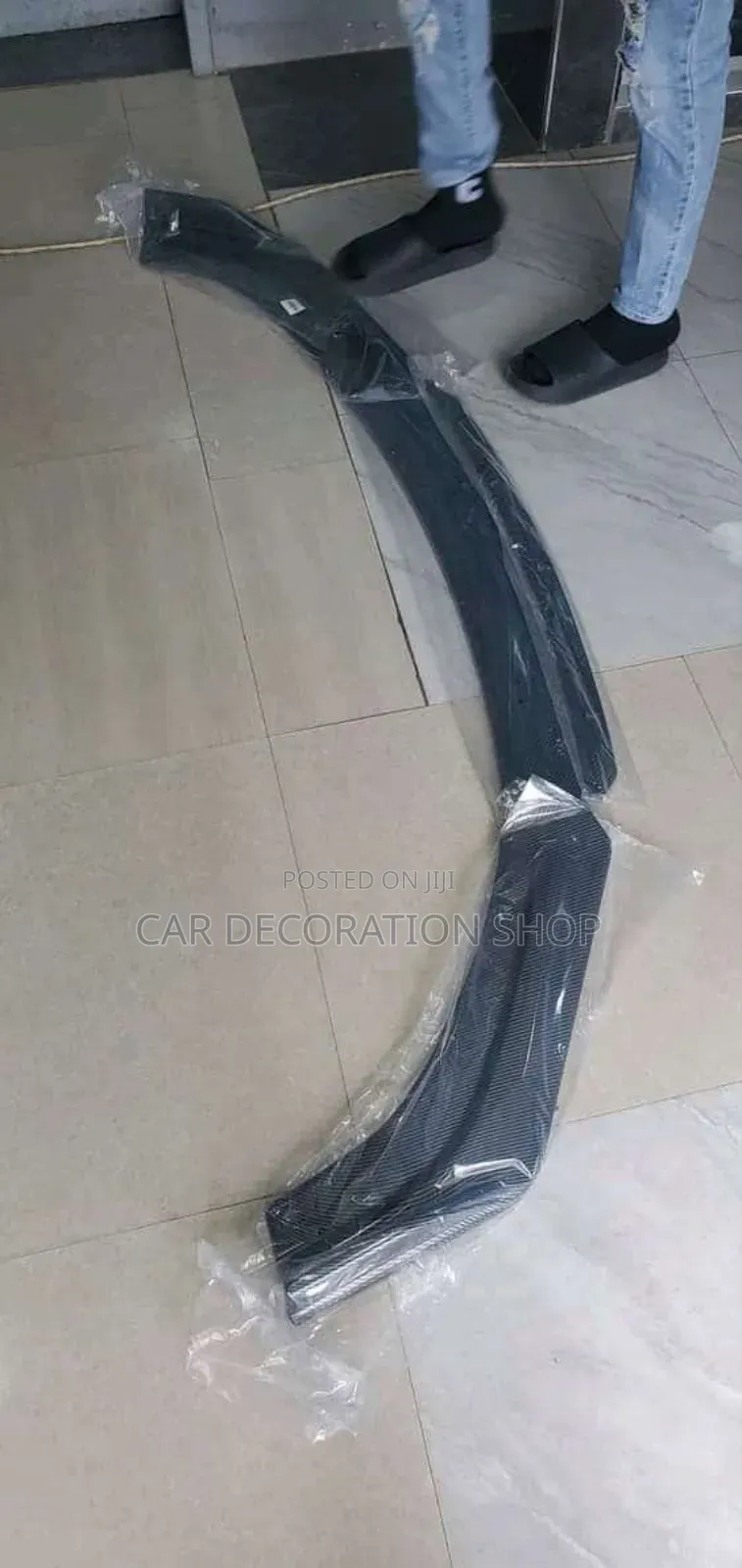 Carbon Finish Style Plastic Adjustable Front Lip Body Kit