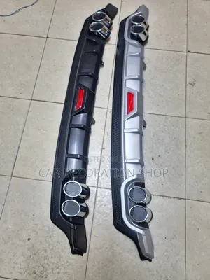 Black or Silver Standard Size Rear Diffuser