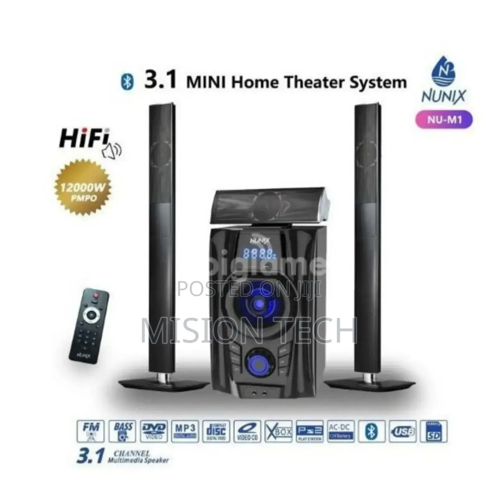 Nunix 3.1CH NU- M1 Home Theater Speaker System