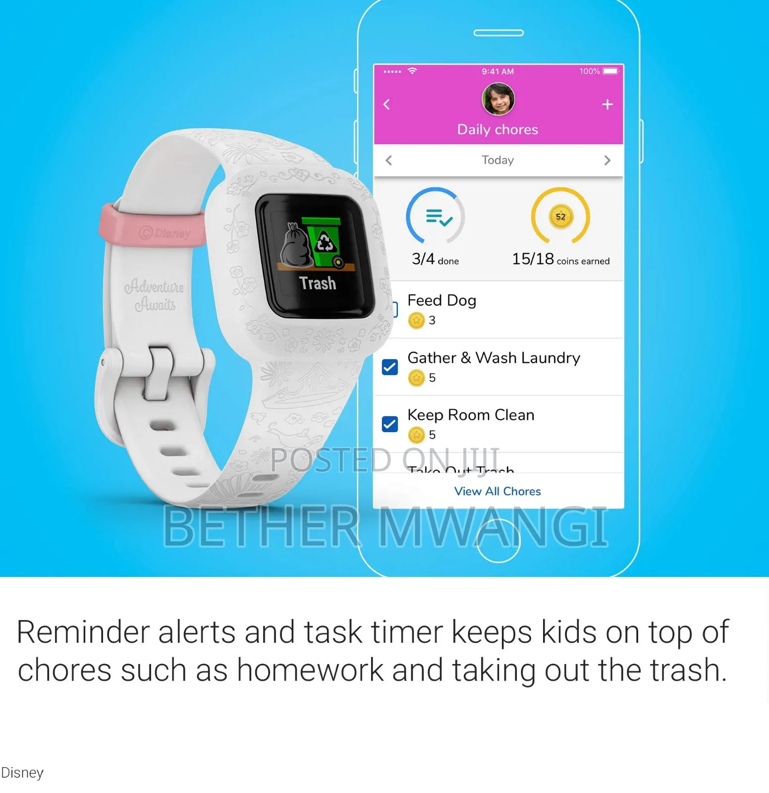 Garmin Vivofit Jr. 3, Fitness Tracker for Kids