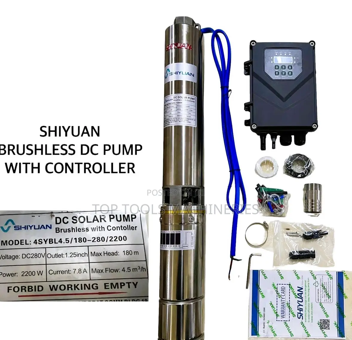Shiyuan 180m Dc Solar Waterpump With Controller