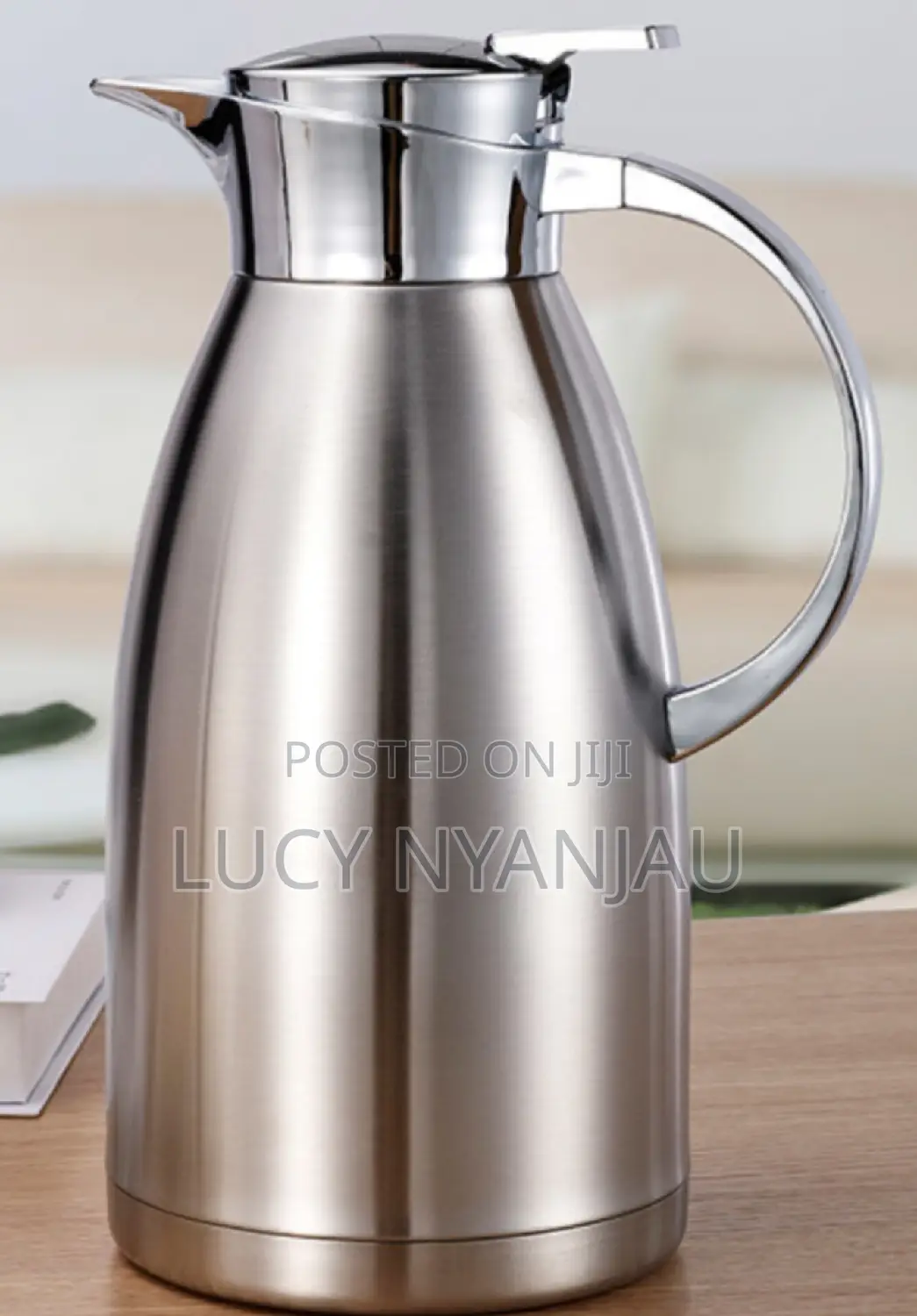 Vacuum Coffee Flask Jug, Stainless Steel
