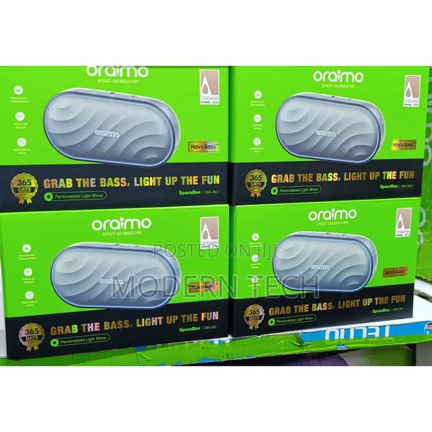 Oraimo Spacebox FM and Customizable Lights Speaker - thumbnail 2