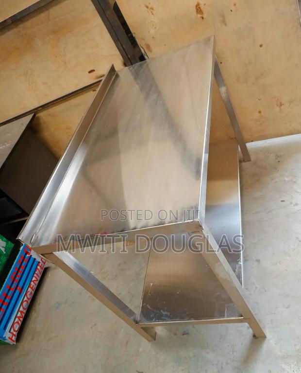 Smooth Stainless Kitchen Working Table - main view