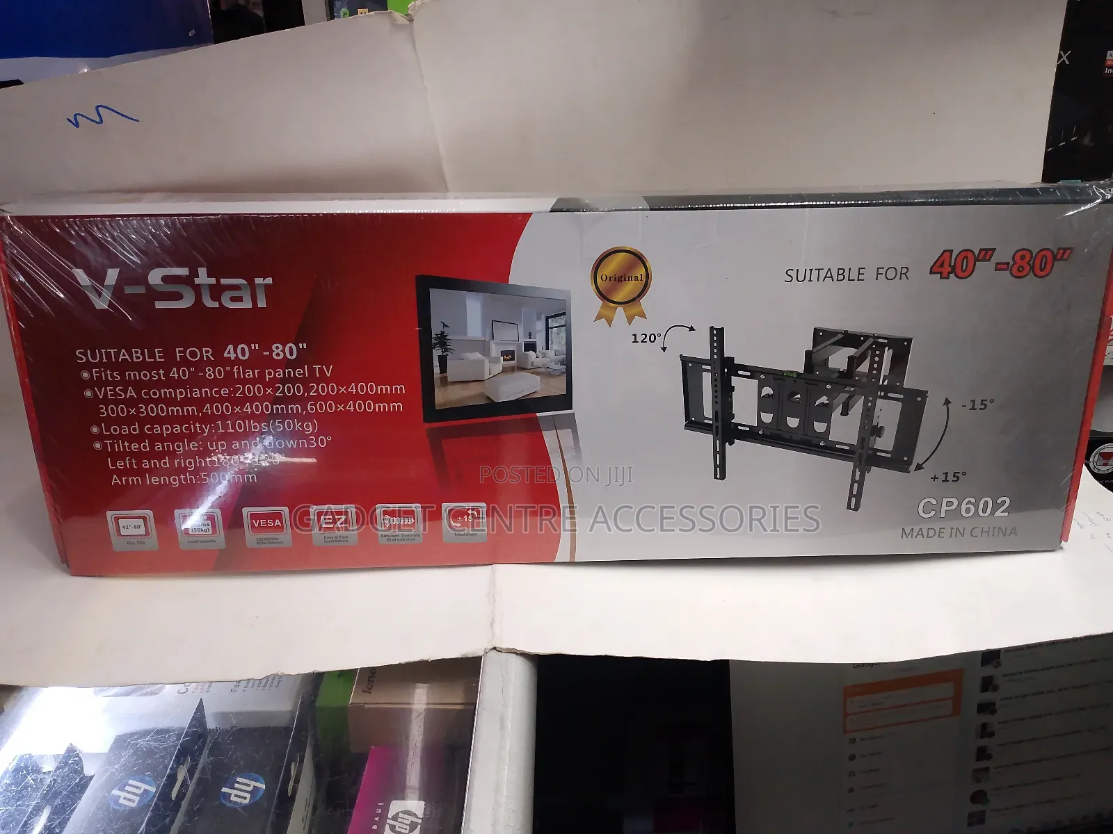 New v-Star Double Arm Tv Mount