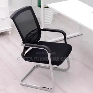 Office Chairs:Midnight Black Mesh Executive Boardroom Seat
