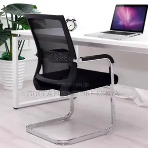 Office Chairs:Midnight Black Mesh Executive Boardroom Seat