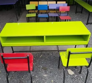 Double Seats Students Desk