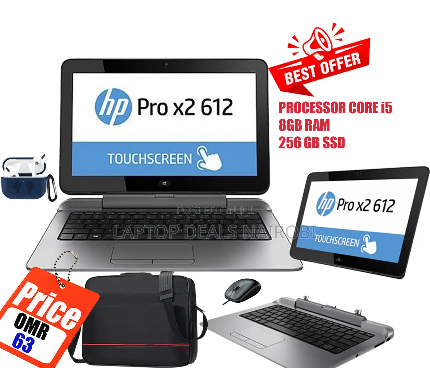 Laptop HP Pro X2 410 G1 8GB Intel Core I5 SSD 256GB