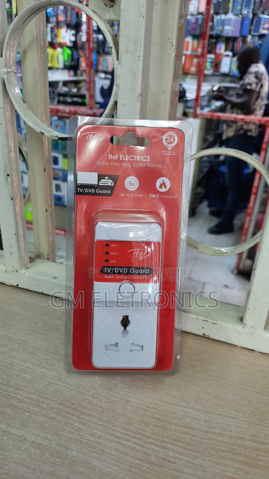New Itel TV/ DVD Guard and Surge Protector- 13 AMPS.