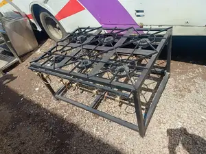 6 Burner Commercial Mild Steel Gas Cookers