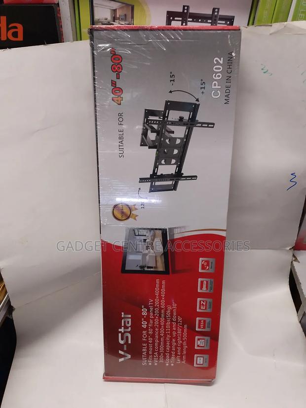 Best Cp 602 Double Arm TV Wall Mount 40 to 80inches