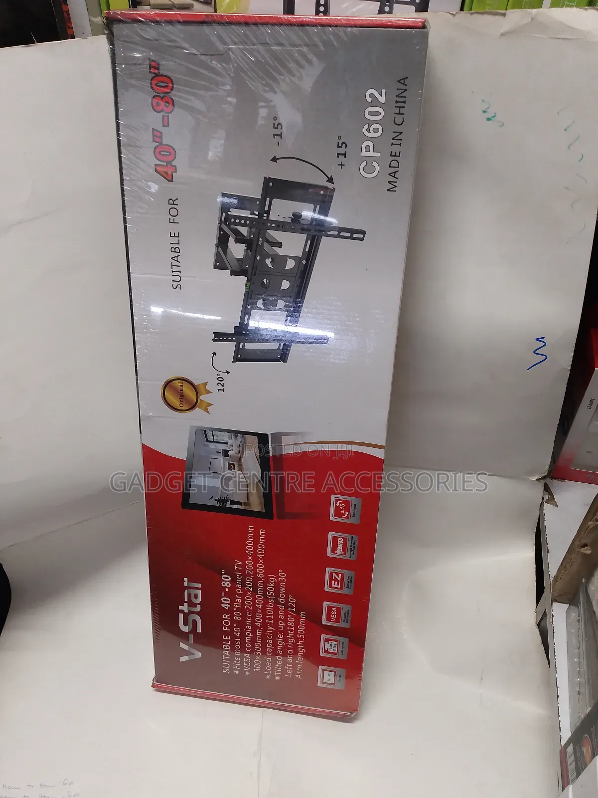 Best Cp 602 Double Arm TV Wall Mount 40 to 80inches