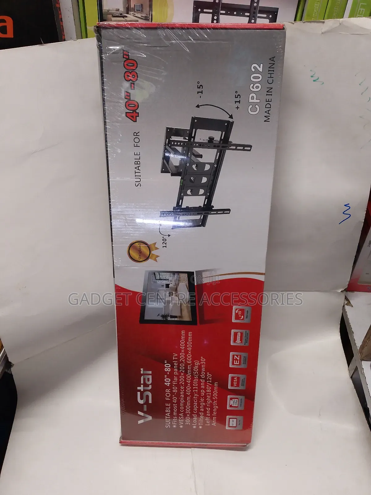 Best Cp 602 Double Arm TV Wall Mount 40 to 80inches