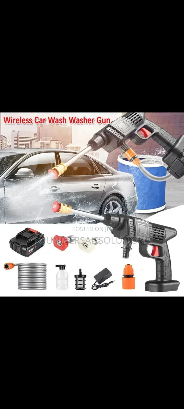 *Wireless Car Wash Spray Gun Machine