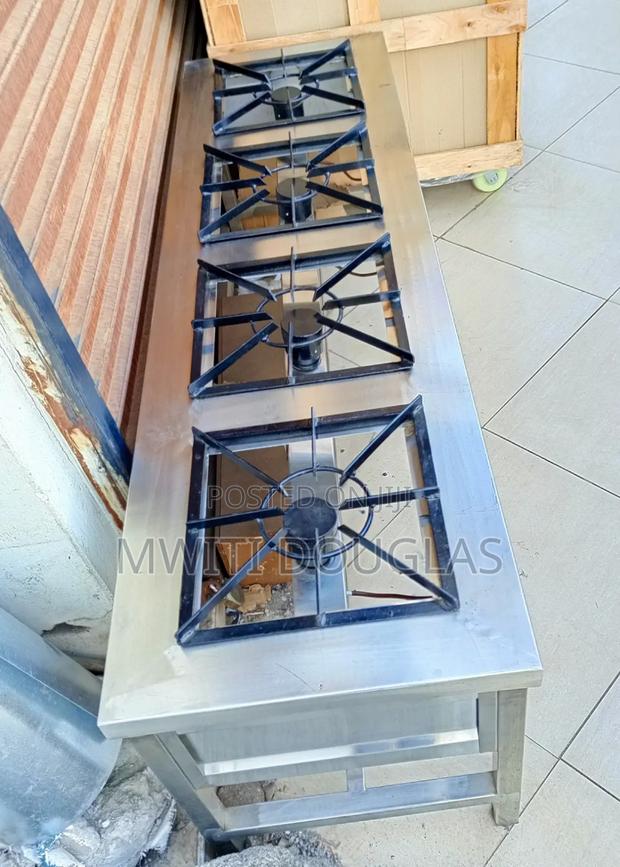 Top Executive Stainless Four Burner Gas Cooker