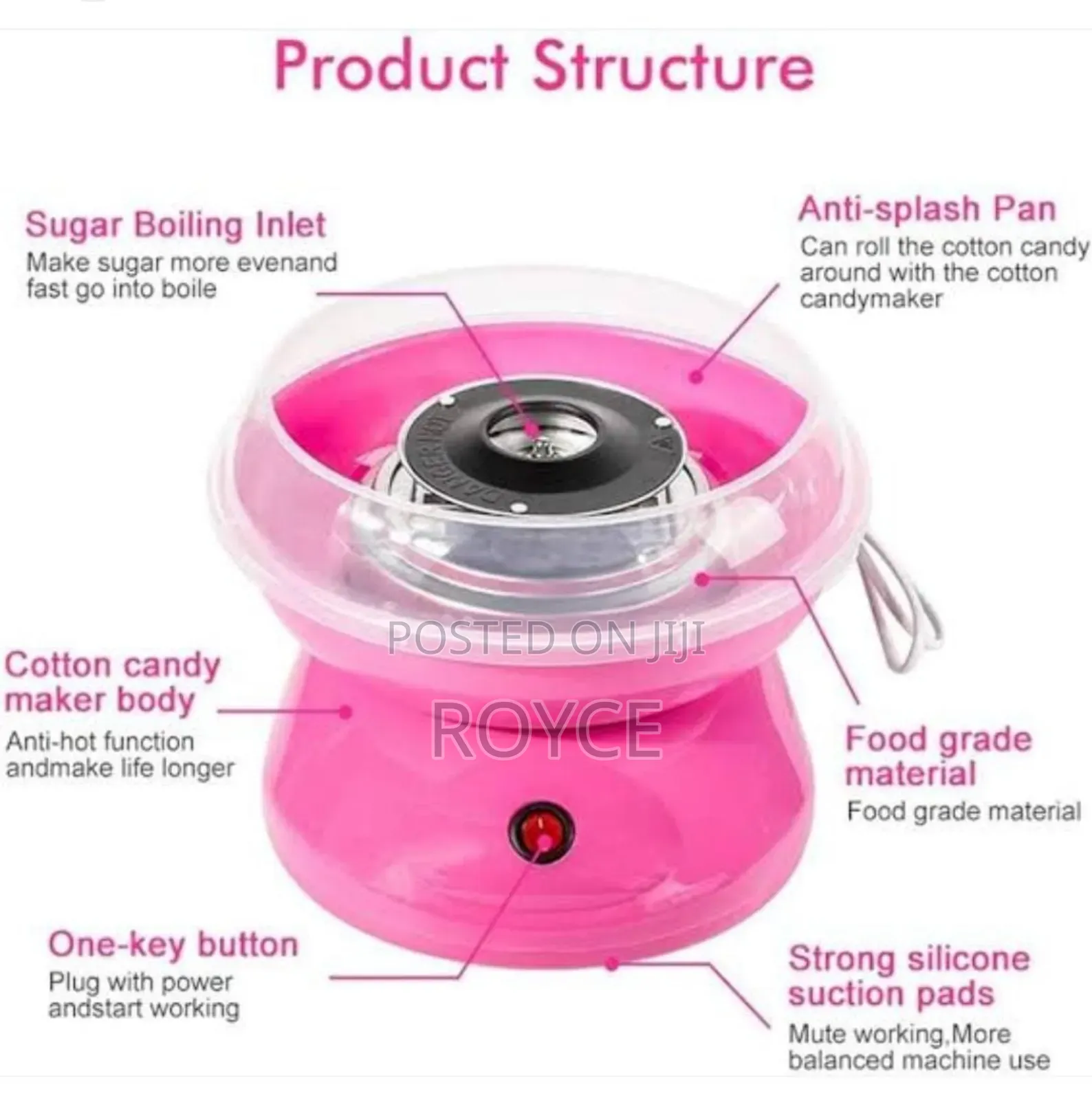 Mini Cotton Candy Maker-500w