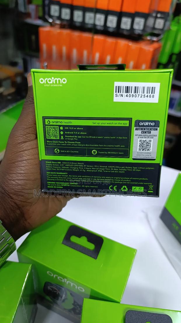 ORAIMO Watch Nova EM Amoled Screen Smart Watch - thumbnail 2