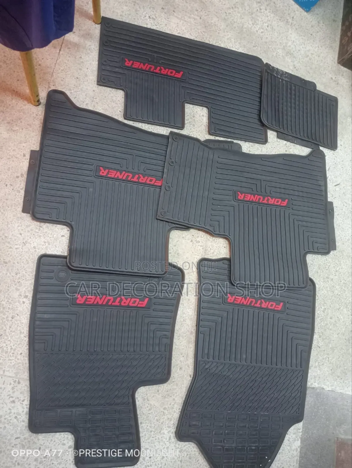 Fortuner 7 Seater Branded Floor Mats