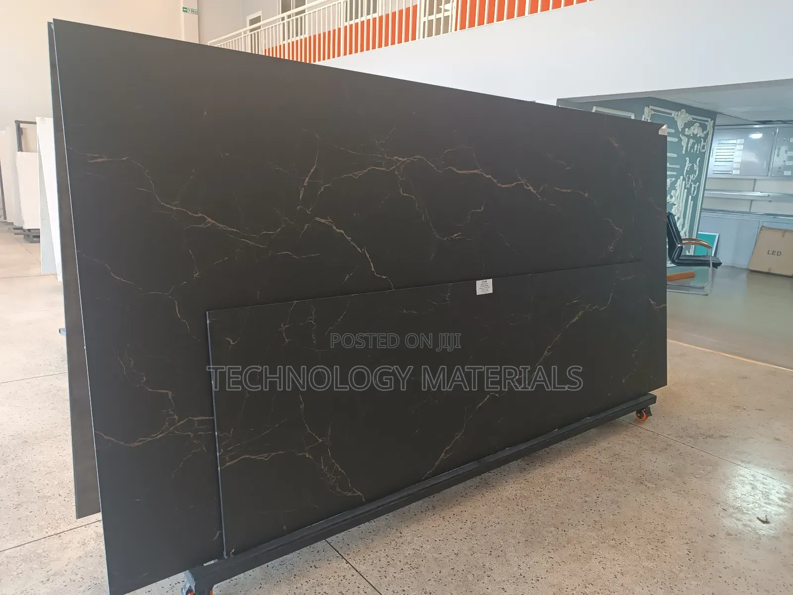 Black Ice Age Island Sintered Stone