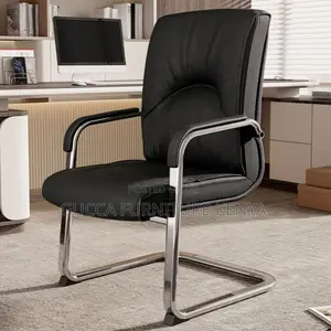 Office Chairs:Ergonomic Modern Leather Office Desk Chair