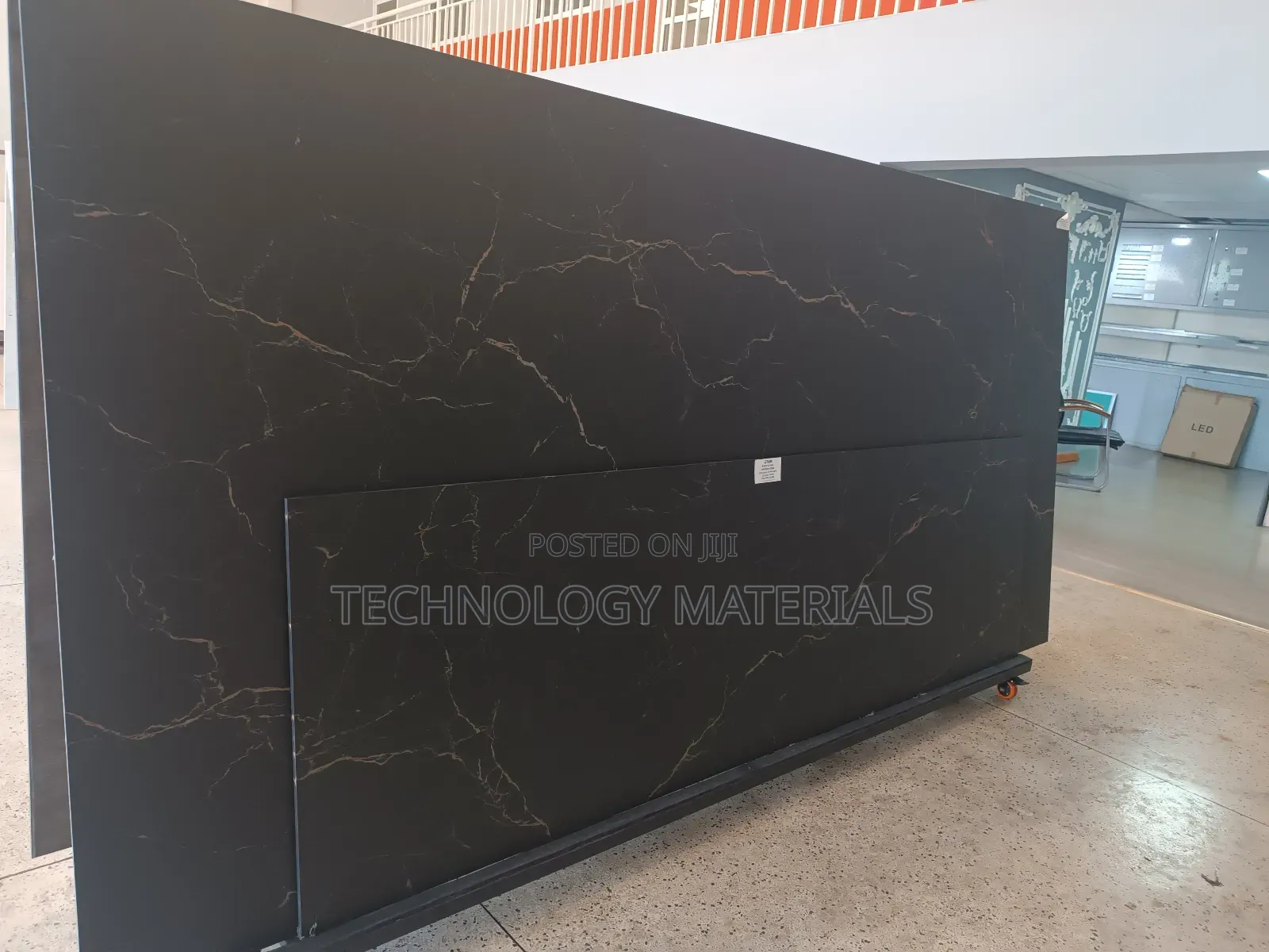 Black Ice Age Island Sintered Stone