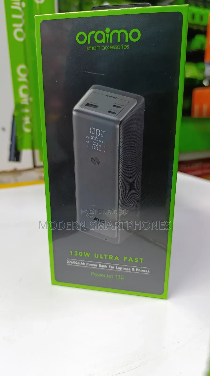 Oraimo Powerjet 130 27600mah 130W Laptops Power Bank