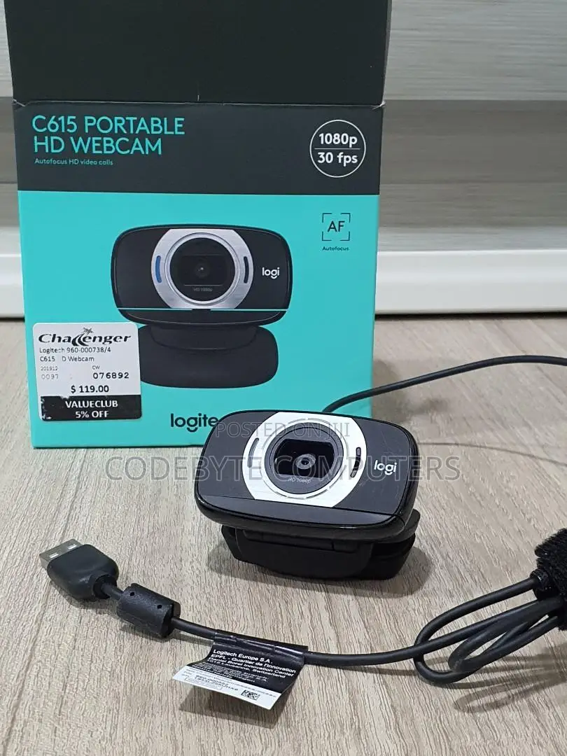 Logitech C615 Full HD 1080P Resolution Webcam