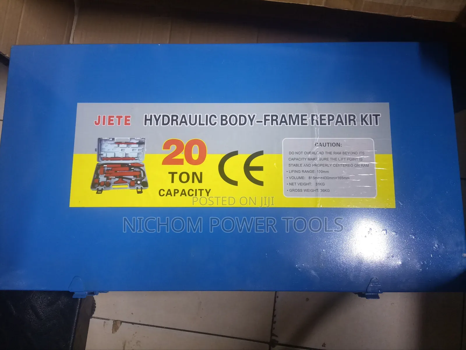 JIETE 20ton Hydraulic Body Jack/Frame Repair Kit